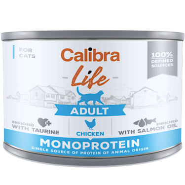 Calibra Cat Life Can Adult Chicken 200g